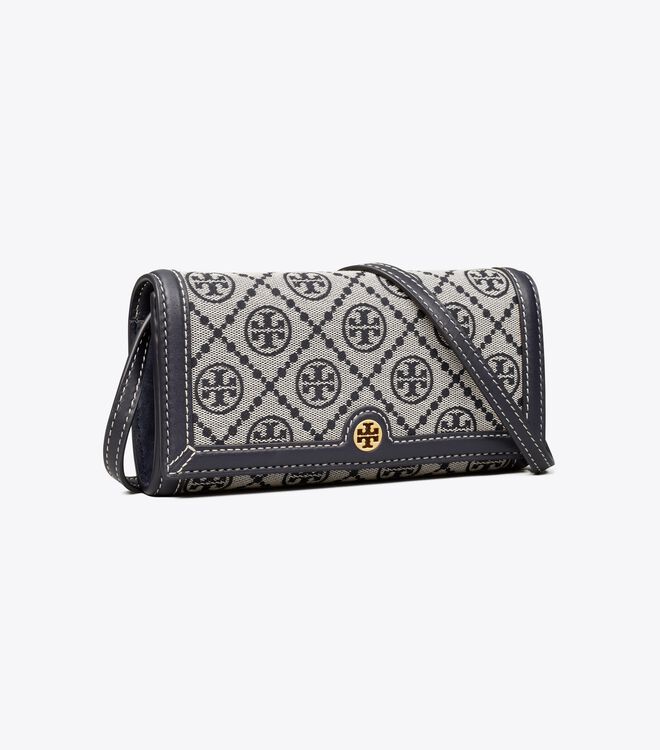 Bolsos Cruzados Tory Burch T Monogram Mujer Azul Marino | OUTLETS-10597829