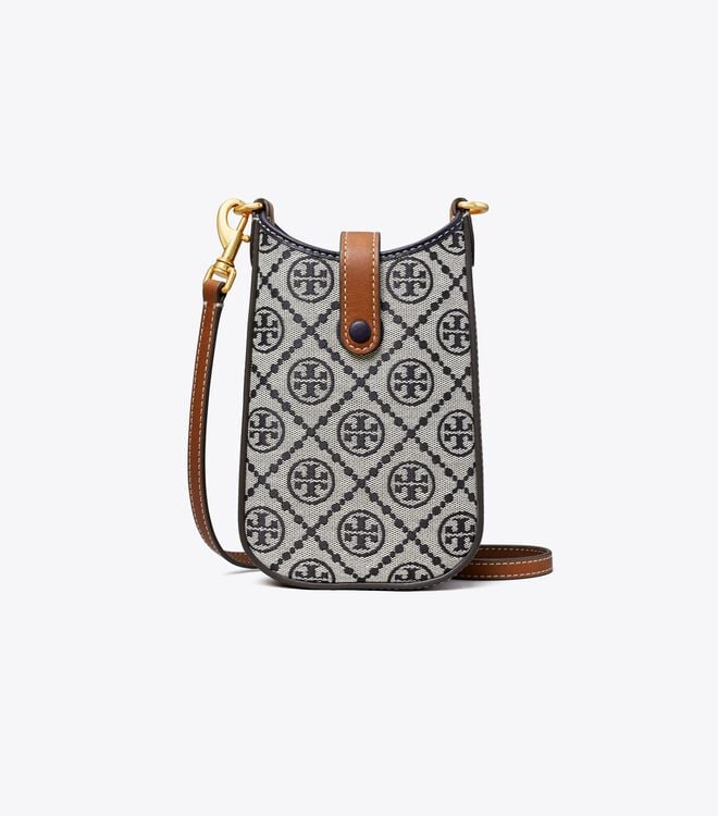 Bolsos Cruzados Tory Burch T Monogram Mujer Azul Marino | OUTLETS-25684179