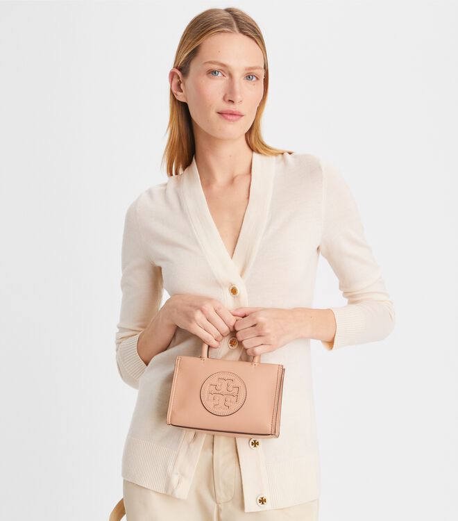 Bolsos Mini Tory Burch Ella Bio Mujer Marrom | OUTLETS-52618349