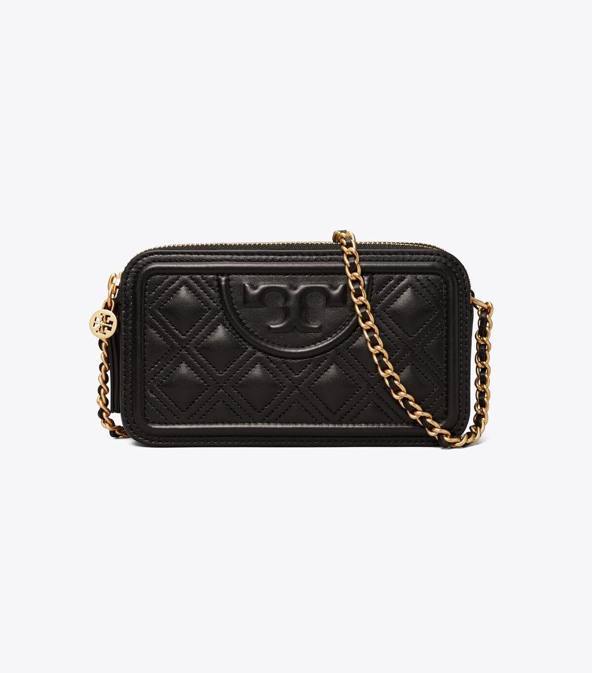 Bolsos Mini Tory Burch Fleming Double-zip Mujer Negros | OUTLETS-95321649