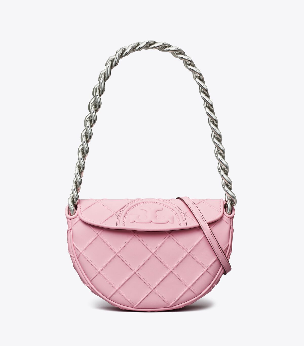 Bolsos Mini Tory Burch Fleming Soft Mujer Rosas | OUTLETS-01423769