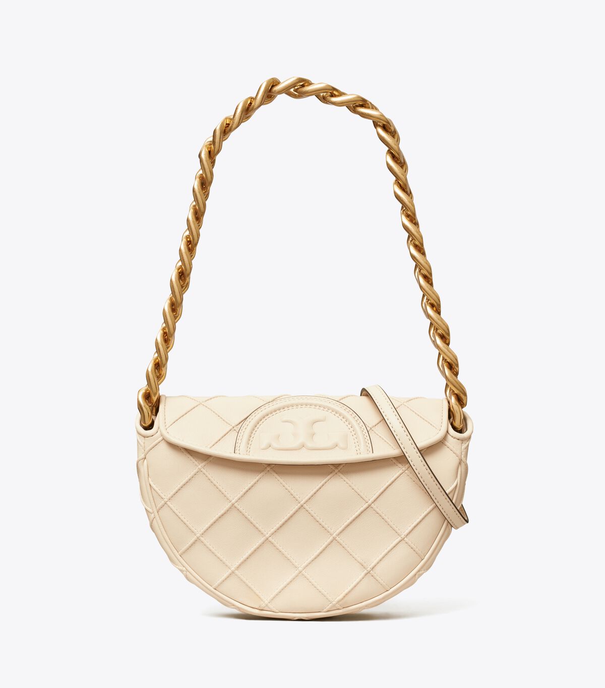 Bolsos Mini Tory Burch Fleming Soft Mujer Creme | OUTLETS-27518949