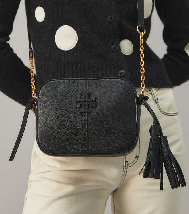 Bolsos Mini Tory Burch Mcgraw Mujer Negros | OUTLETS-59682709