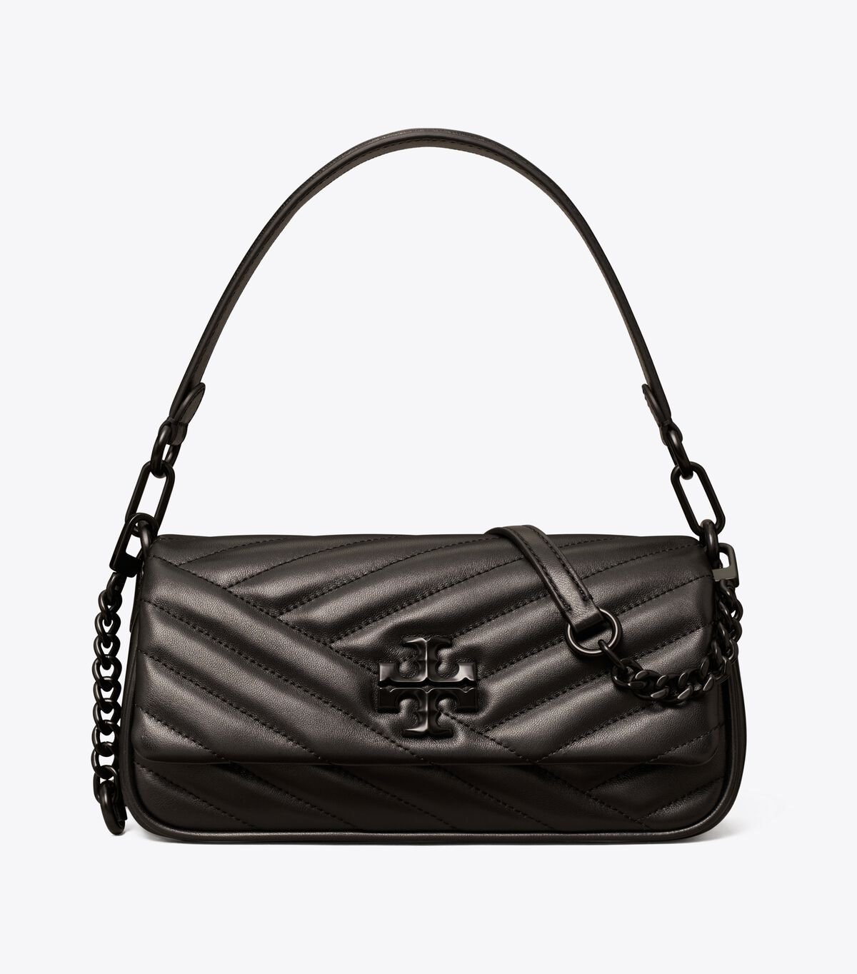 Bolsos Mini Tory Burch Small Kira Chevron Mujer Negros | OUTLETS-80631749