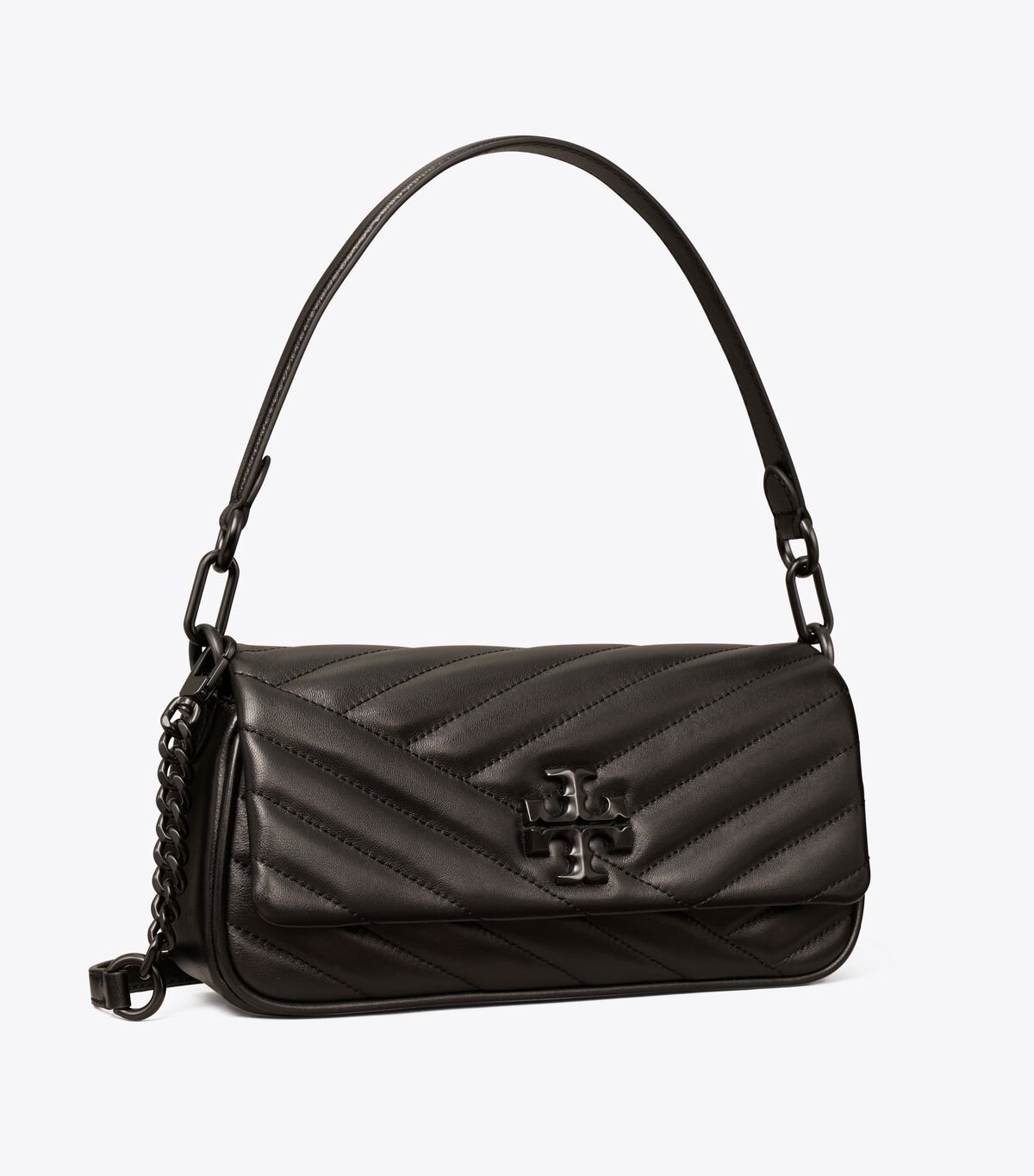 Bolsos Mini Tory Burch Small Kira Chevron Mujer Negros | OUTLETS-80631749