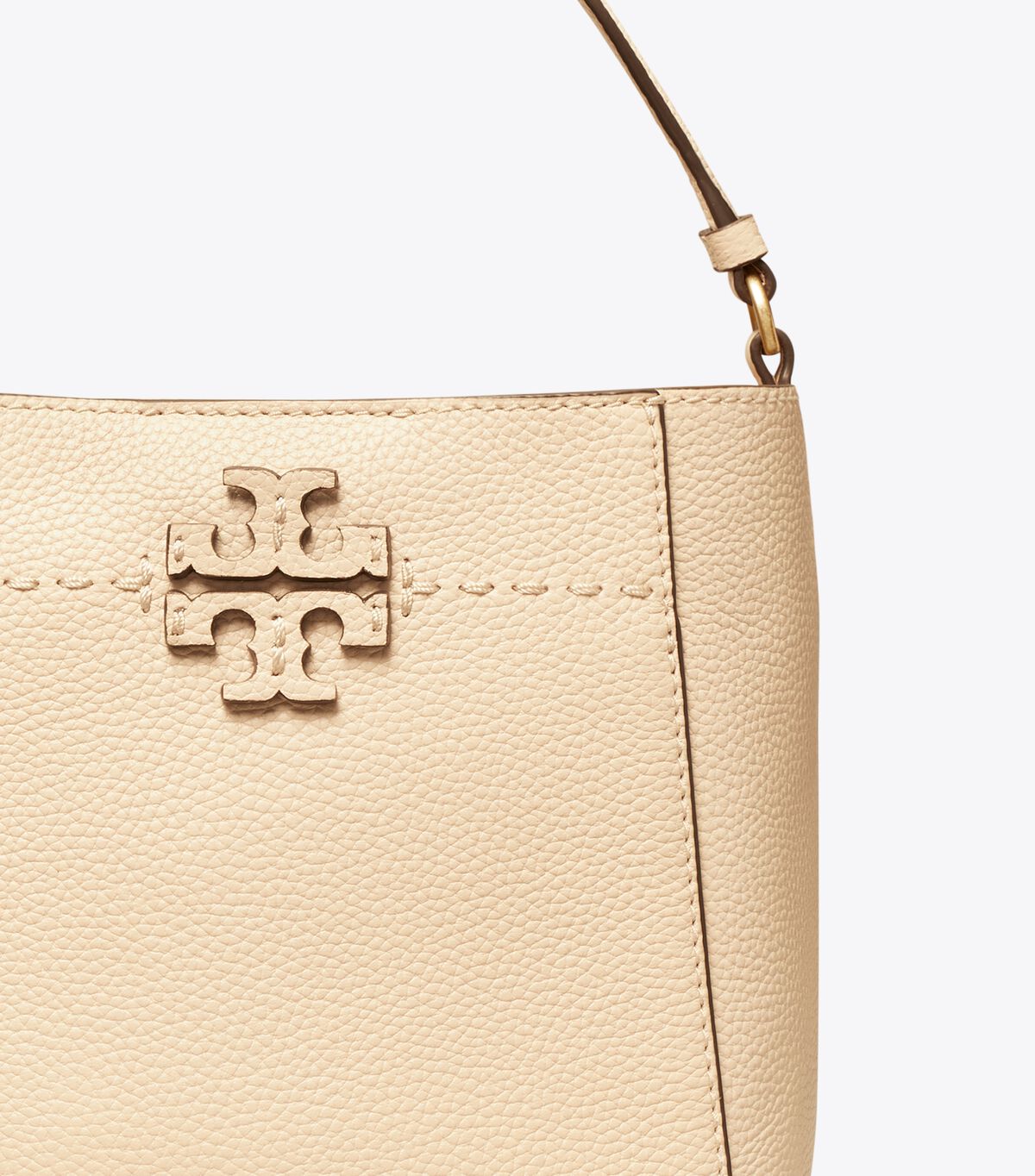 Bolsos Mini Tory Burch Small Mcgraw Mujer Beige | OUTLETS-31208799