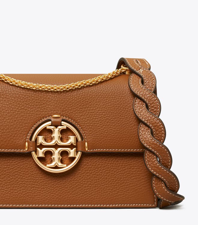 Bolsos Mini Tory Burch Small Miller Mujer Marrom | OUTLETS-51786949