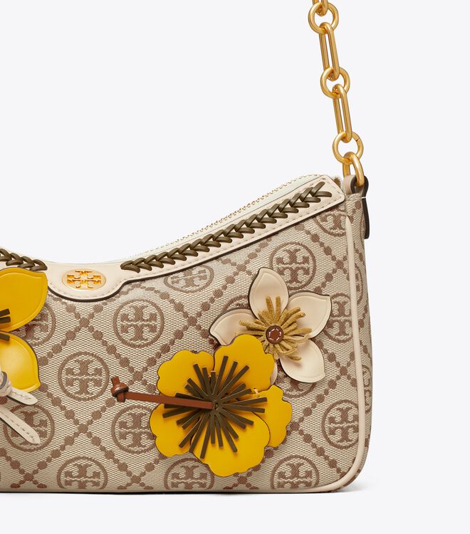 Bolsos Mini Tory Burch T Monogram Braided Mujer Marrom | OUTLETS-67921849