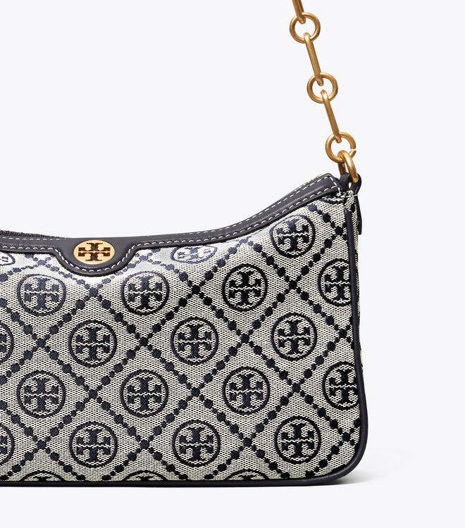 Bolsos Mini Tory Burch T Monogram Jacquard Mujer Azul Marino | OUTLETS-41376289