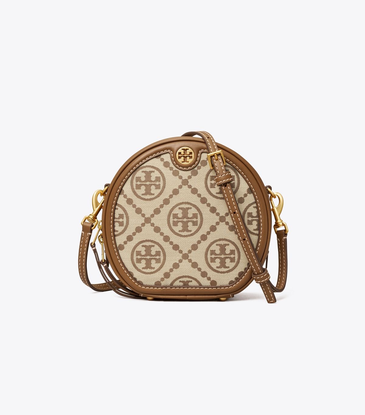 Bolsos Mini Tory Burch T Monogram Jacquard Mujer Marrom | OUTLETS-78352649