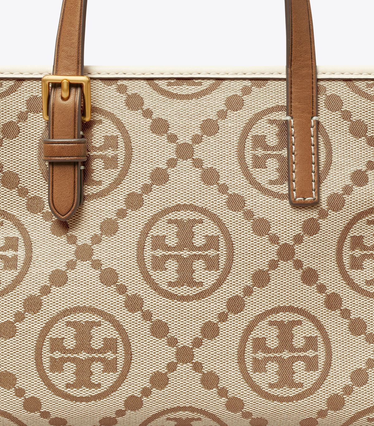 Bolsos Mini Tory Burch T Monogram Square Mujer Marrom Blancos | OUTLETS-27618509