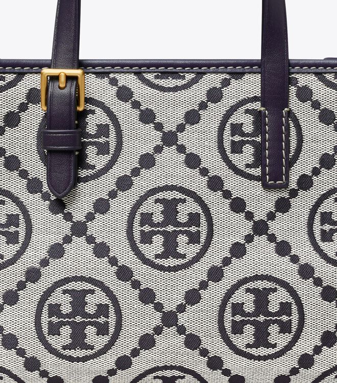 Bolsos Mini Tory Burch T Monogram Square Mujer Azul Marino | OUTLETS-92465079