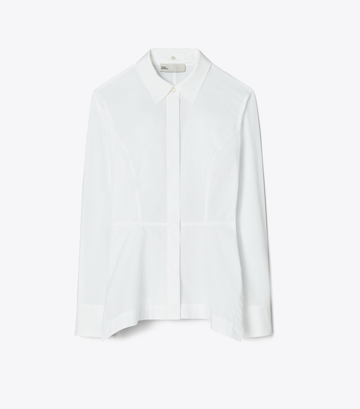 Camisas Tory Burch Poplin Shirt Mujer Blancos | OUTLETS-70193289