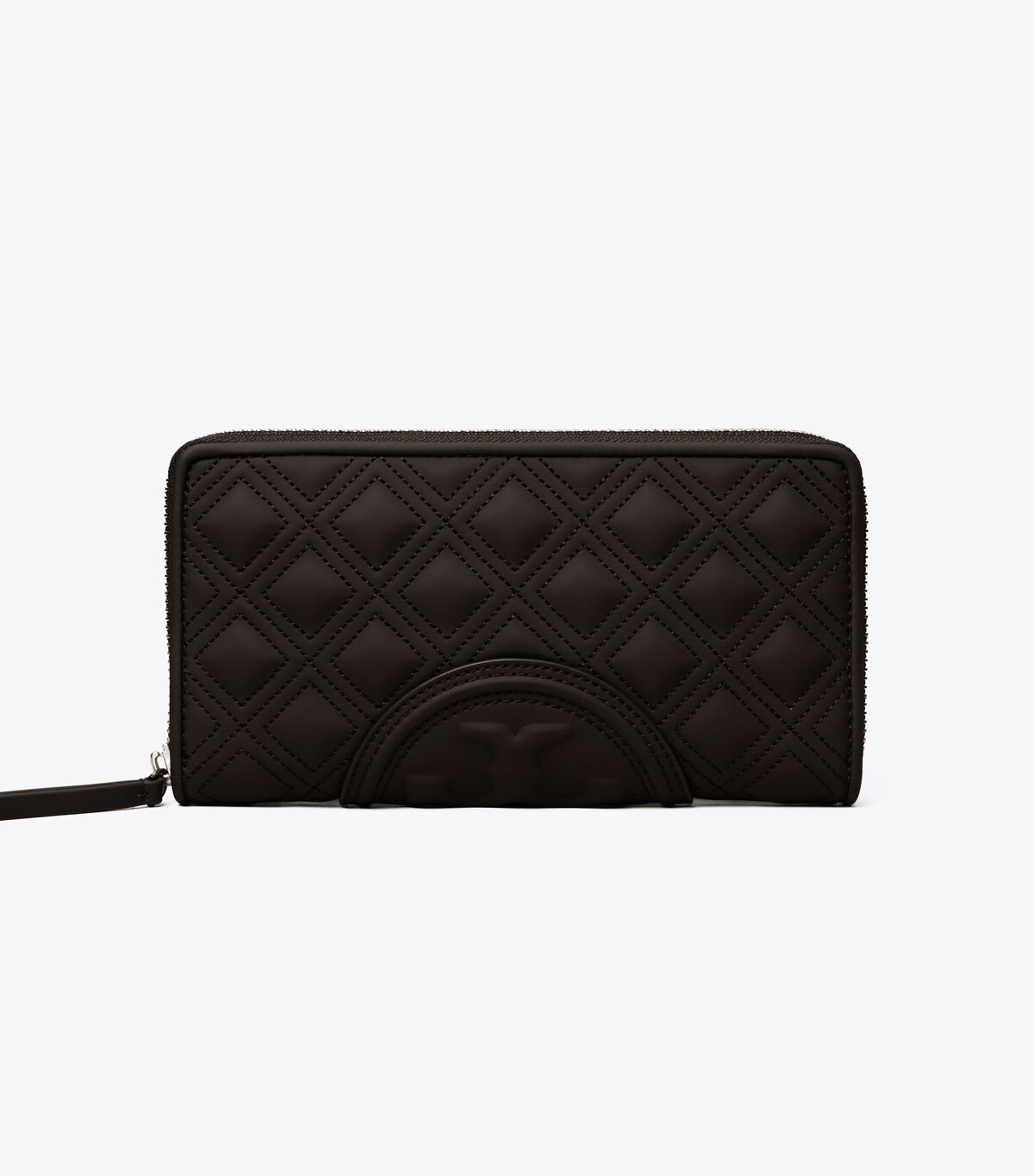 Carteras Tory Burch Fleming Soft Matte Zip Mujer Negros | OUTLETS-48503719