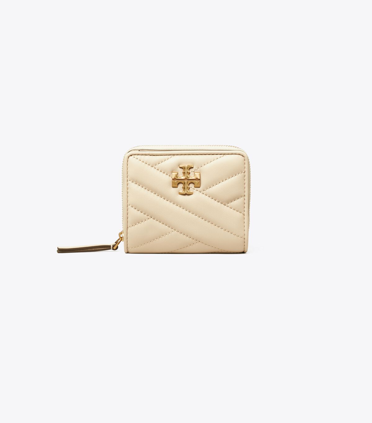 Carteras Tory Burch Kira Chevron Mujer Creme | OUTLETS-10452699