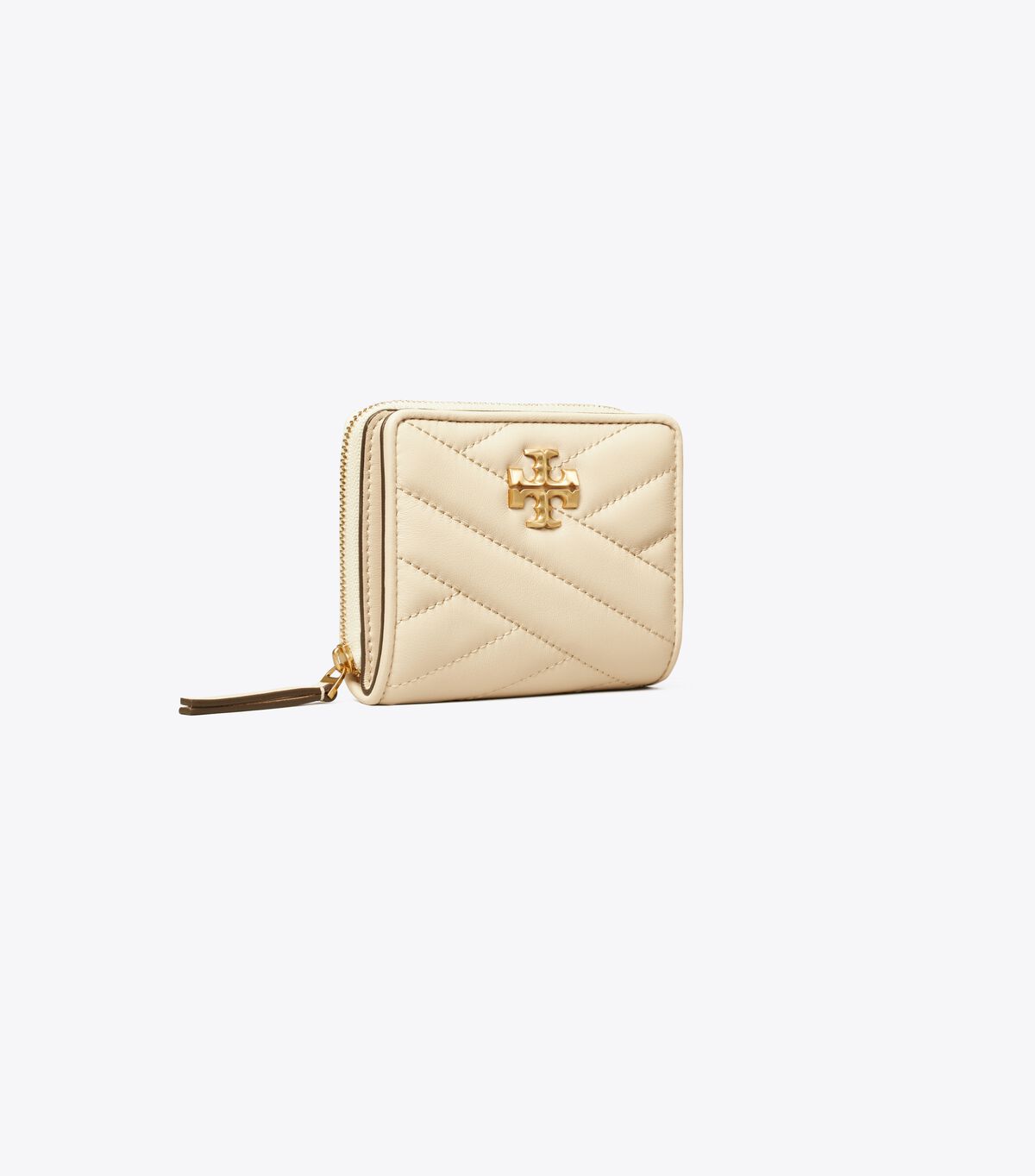 Carteras Tory Burch Kira Chevron Mujer Creme | OUTLETS-10452699