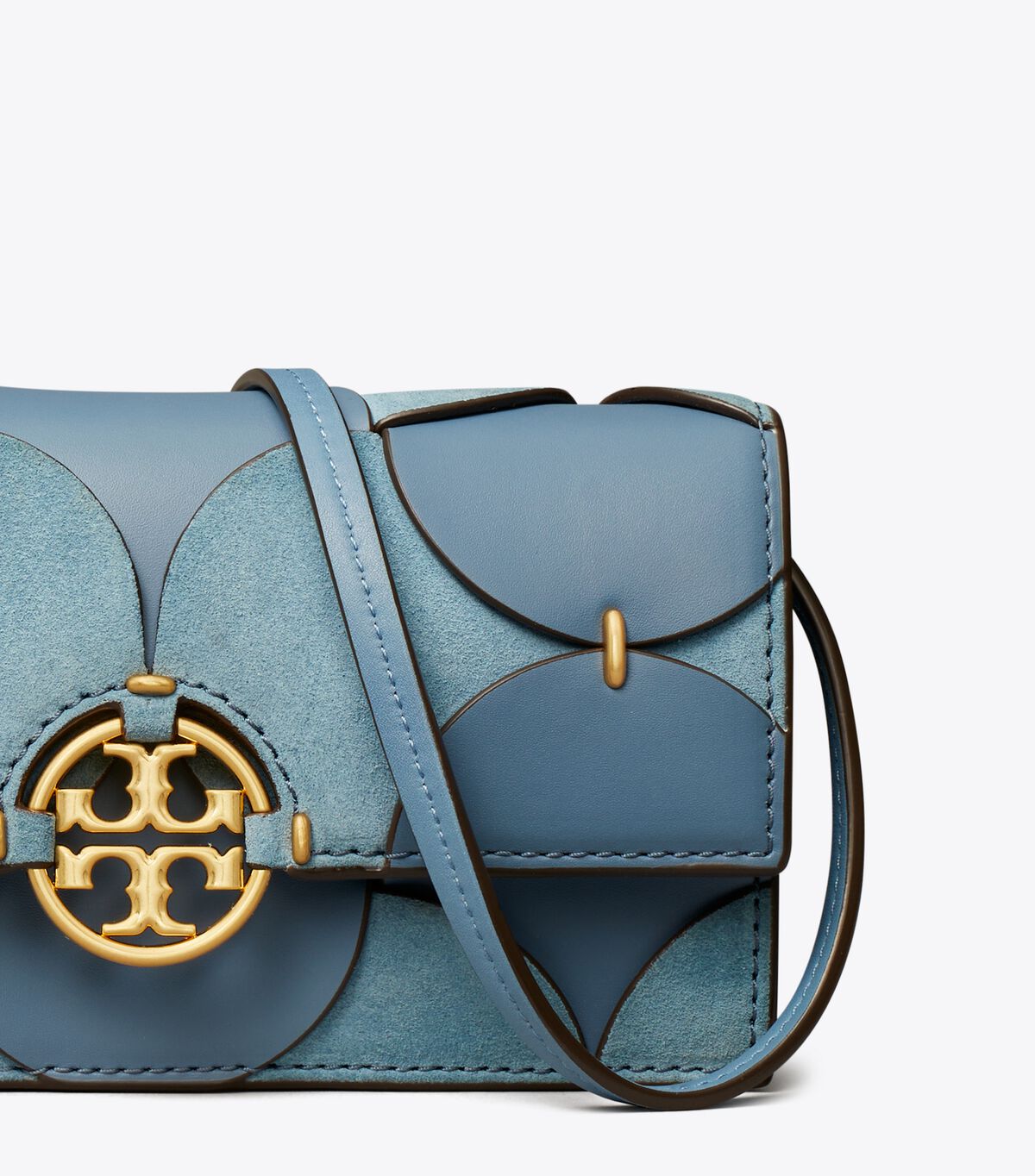 Carteras Tory Burch Miller Disc Die-cut Mujer Azules | OUTLETS-16037459