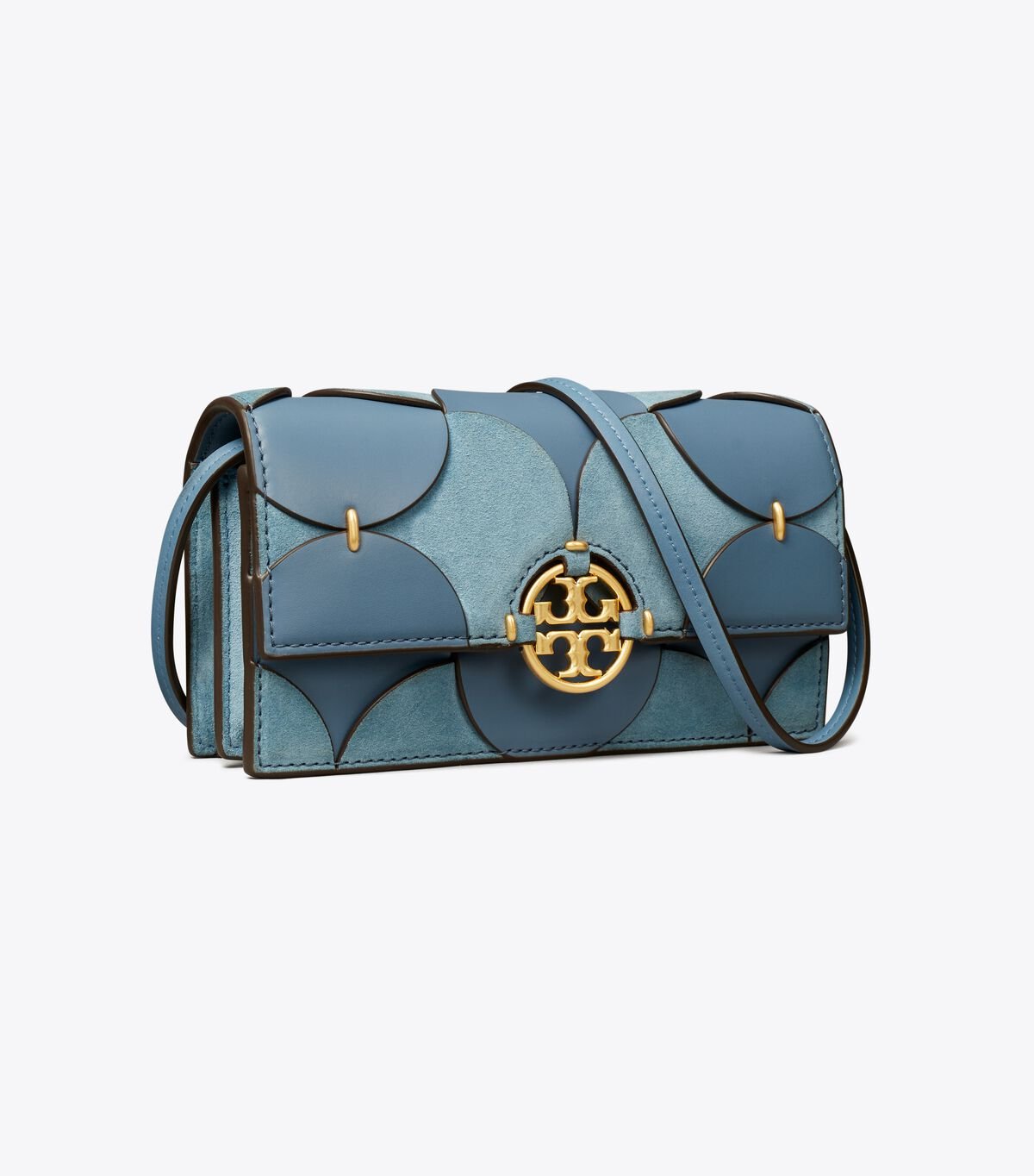 Carteras Tory Burch Miller Disc Die-cut Mujer Azules | OUTLETS-16037459