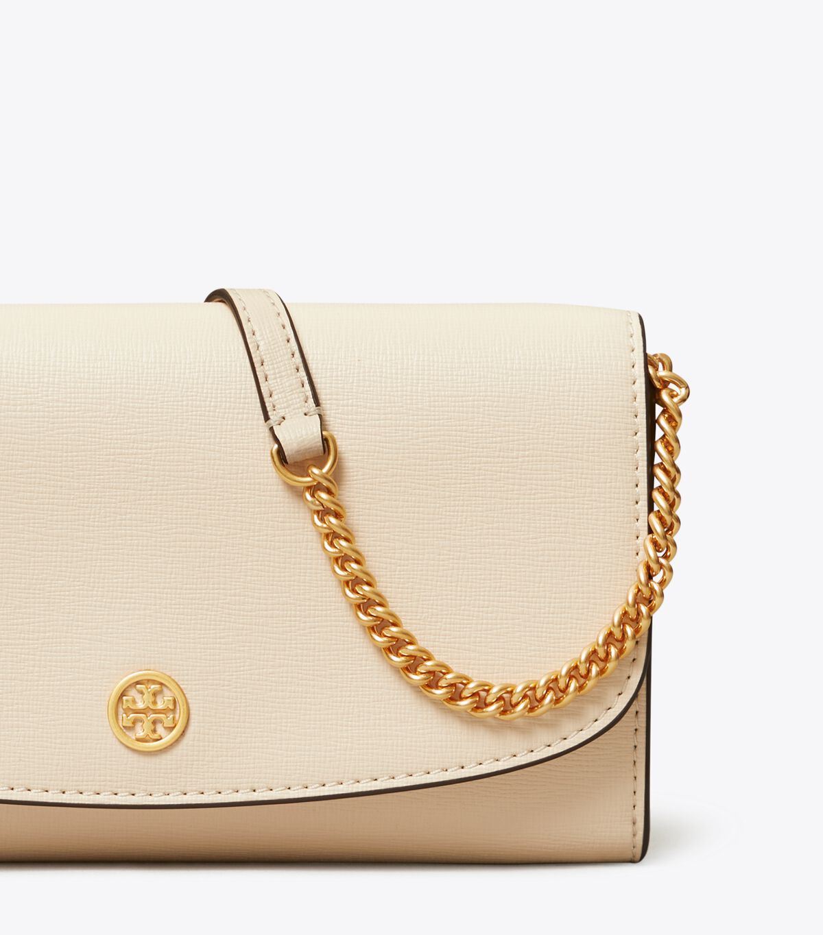 Carteras Tory Burch Robinson Mujer Creme | OUTLETS-76981029