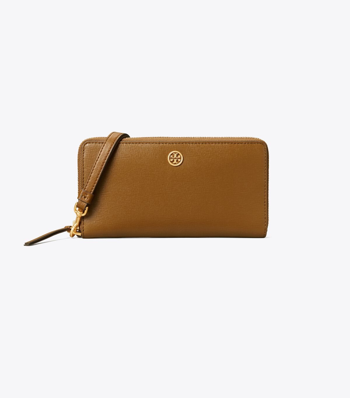 Carteras Tory Burch Robinson Zip Mujer Marrom | OUTLETS-50236199