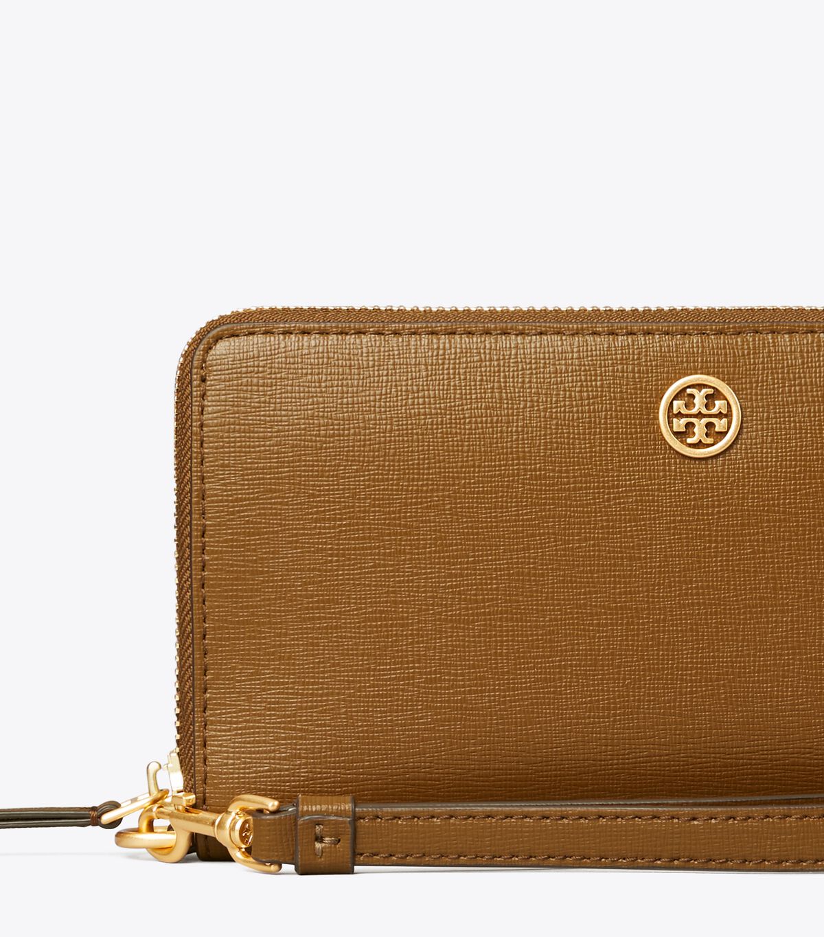 Carteras Tory Burch Robinson Zip Mujer Marrom | OUTLETS-50236199