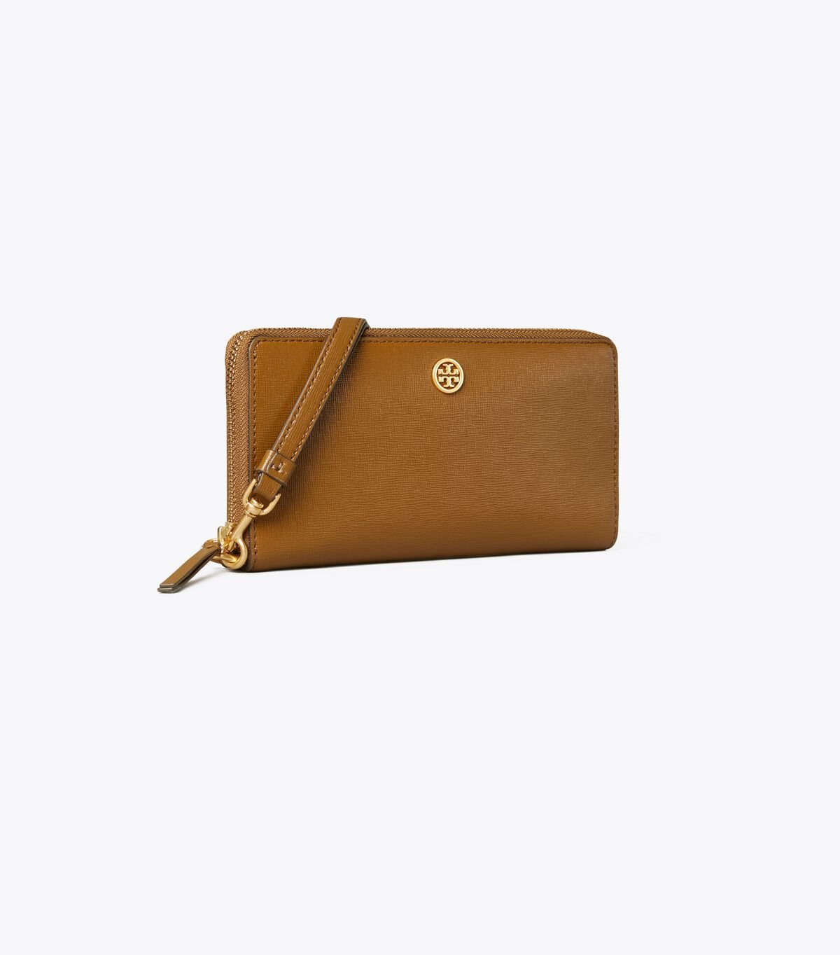 Carteras Tory Burch Robinson Zip Mujer Marrom | OUTLETS-50236199