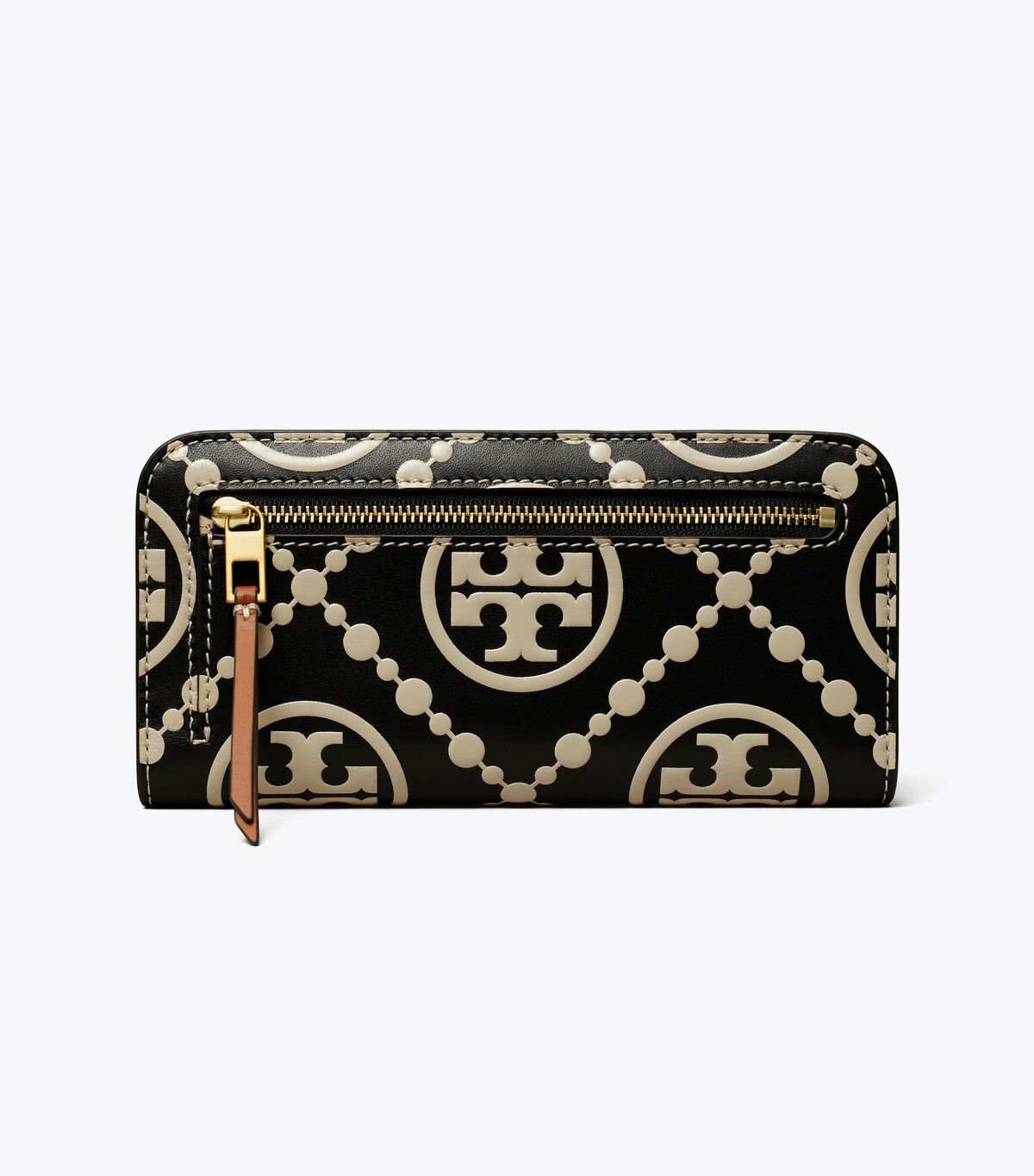 Carteras Tory Burch T Monogram Contrast Embossed Mujer Negros Creme | OUTLETS-34821709