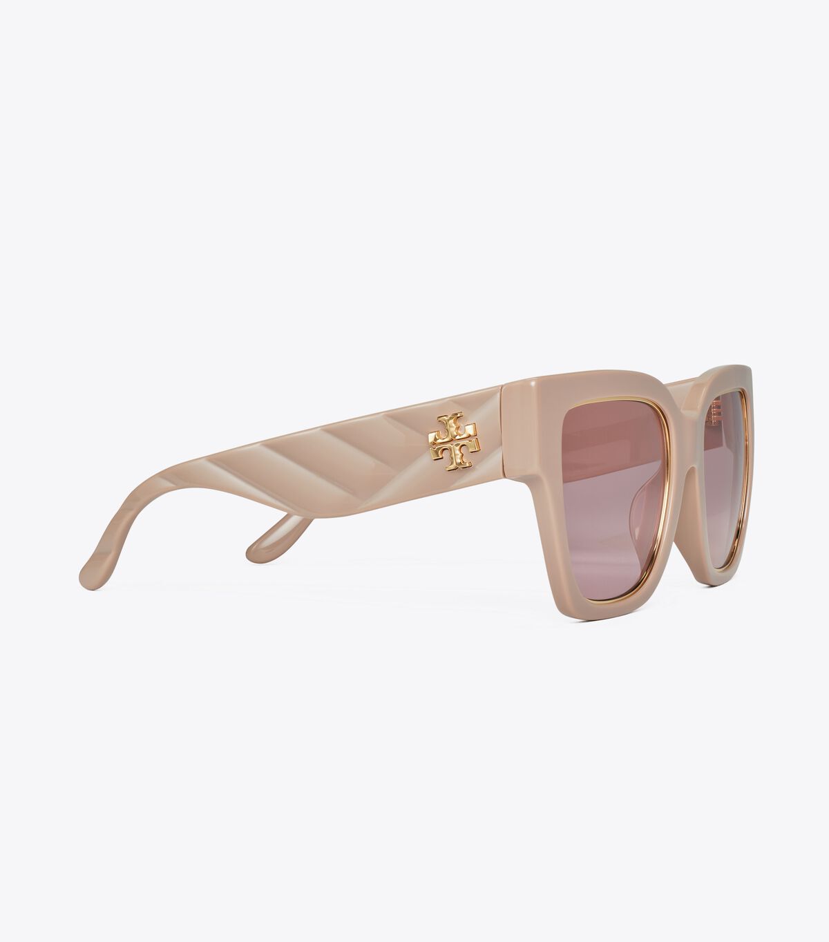 Lentes De Sol Tory Burch Kira Chevron Square Mujer Rosas | OUTLETS-45308279