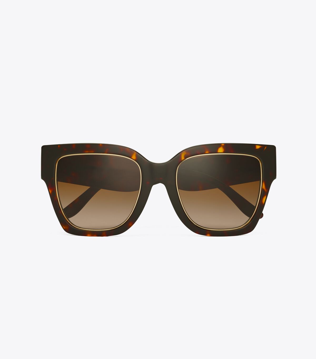 Lentes De Sol Tory Burch Kira Chevron Square Mujer Marrom Oscuro | OUTLETS-53427819