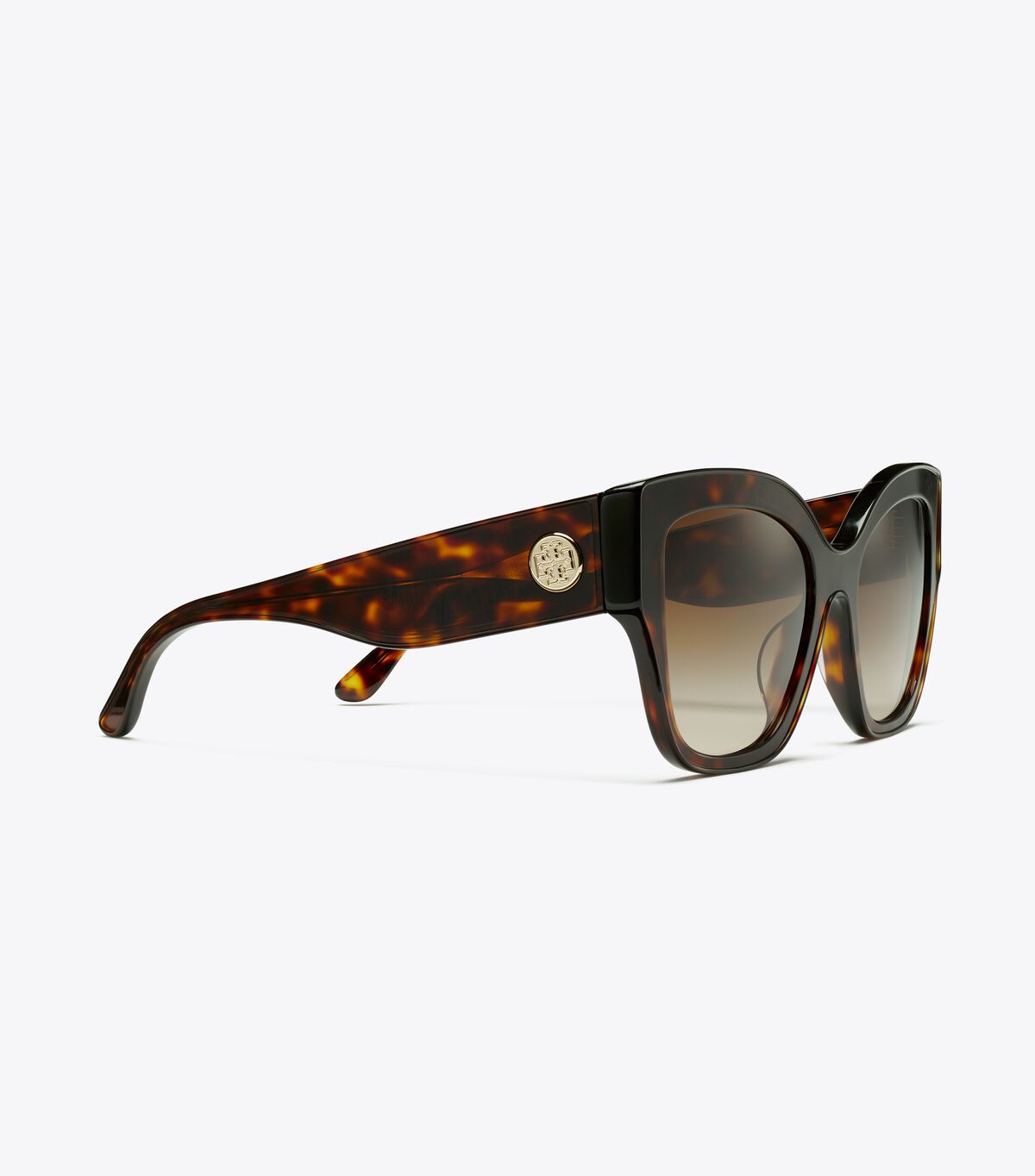 Lentes De Sol Tory Burch Oversized Cat-eye Mujer Marrom Oscuro | OUTLETS-07912859