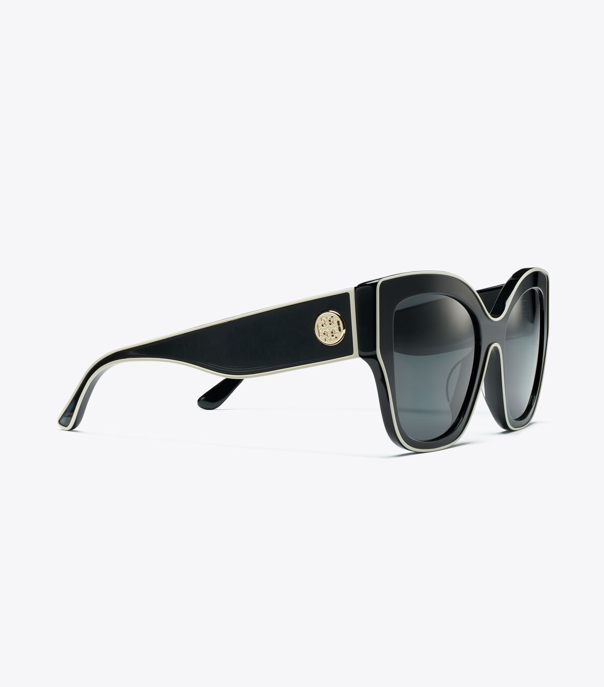 Lentes De Sol Tory Burch Oversized Cat-eye Mujer Negros Blancos Grises | OUTLETS-19736859