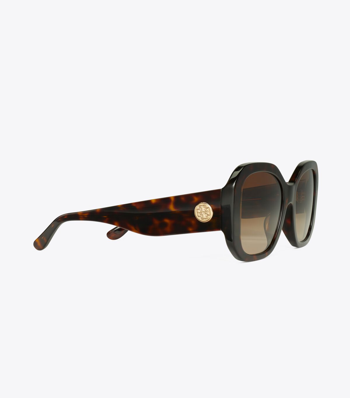 Lentes De Sol Tory Burch Oversized Square Mujer Marrom Oscuro | OUTLETS-02469719