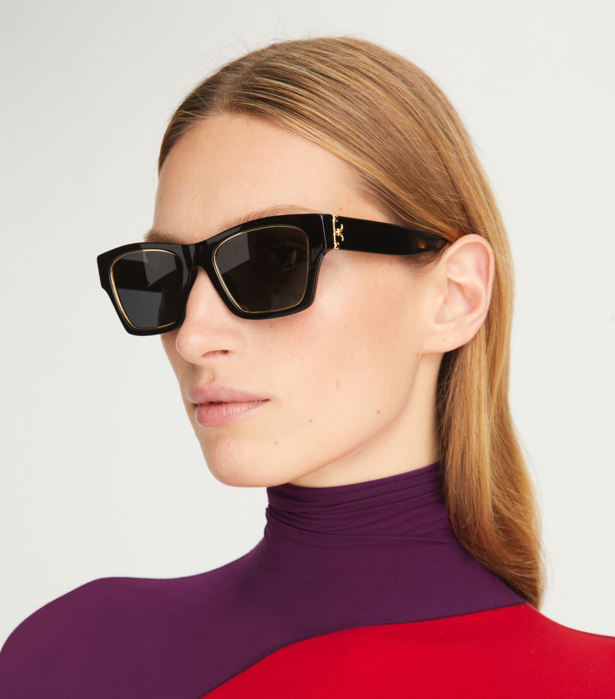 Lentes De Sol Tory Burch Trace Mujer Vino Grises | OUTLETS-18492059