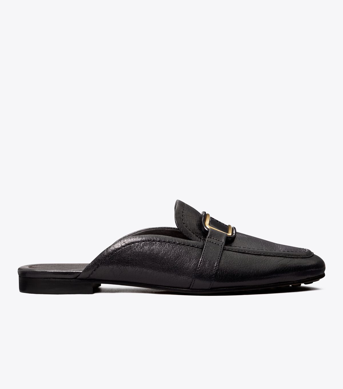 Loafers Tory Burch Georgia Backless Mujer Negros | OUTLETS-17452369