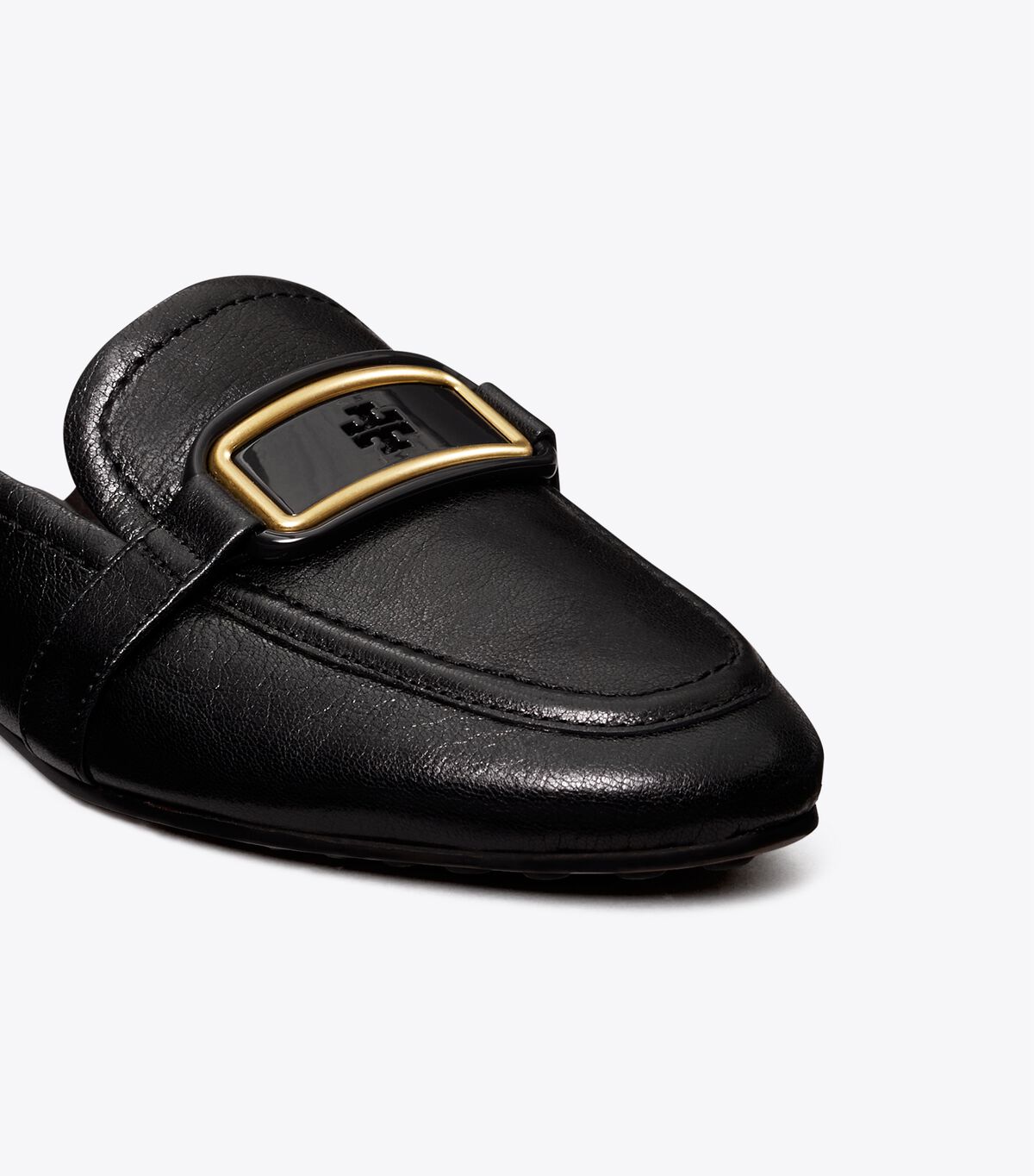 Loafers Tory Burch Georgia Backless Mujer Negros | OUTLETS-17452369