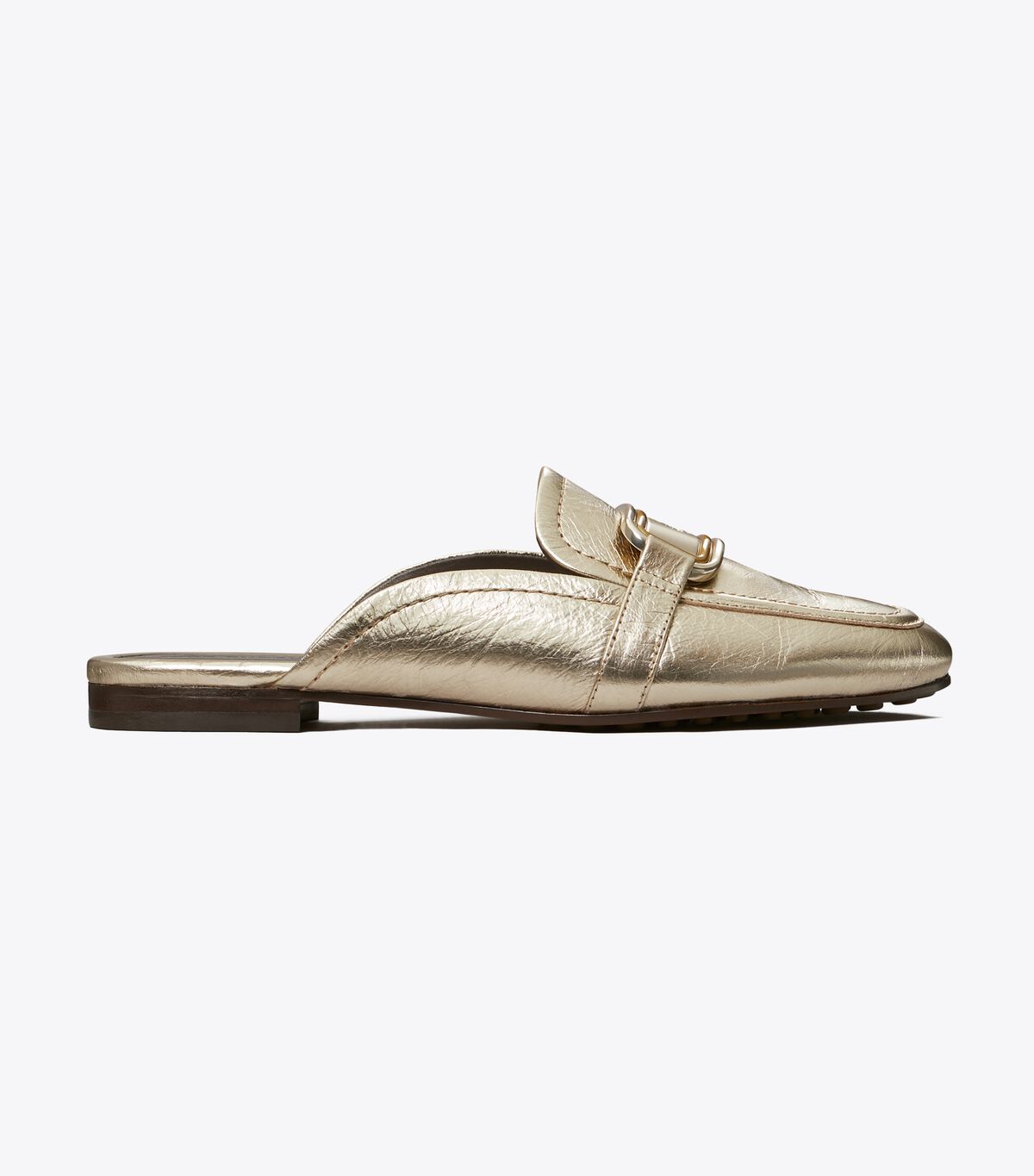 Loafers Tory Burch Georgia Backless Mujer Dorados | OUTLETS-78452619