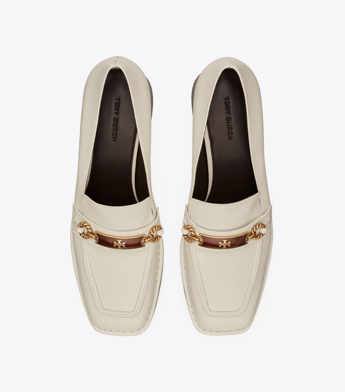 Loafers Tory Burch Perrine Mujer Blancos | OUTLETS-10342979