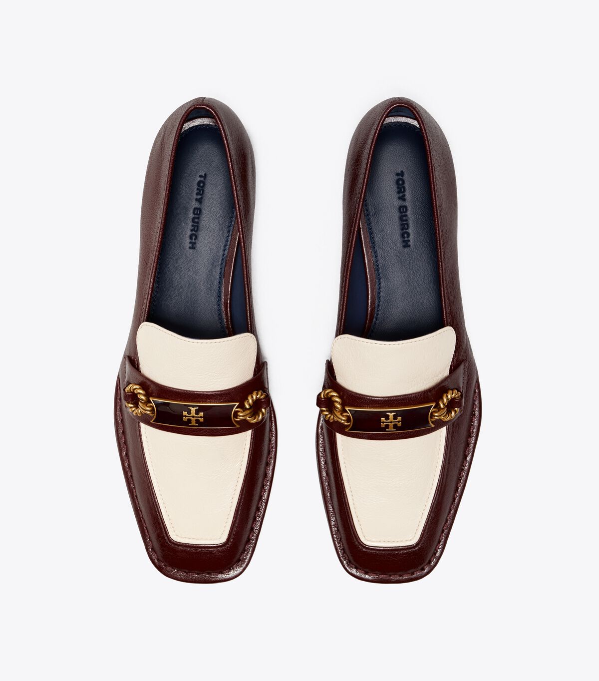 Loafers Tory Burch Perrine Mujer Morados Creme | OUTLETS-92703589