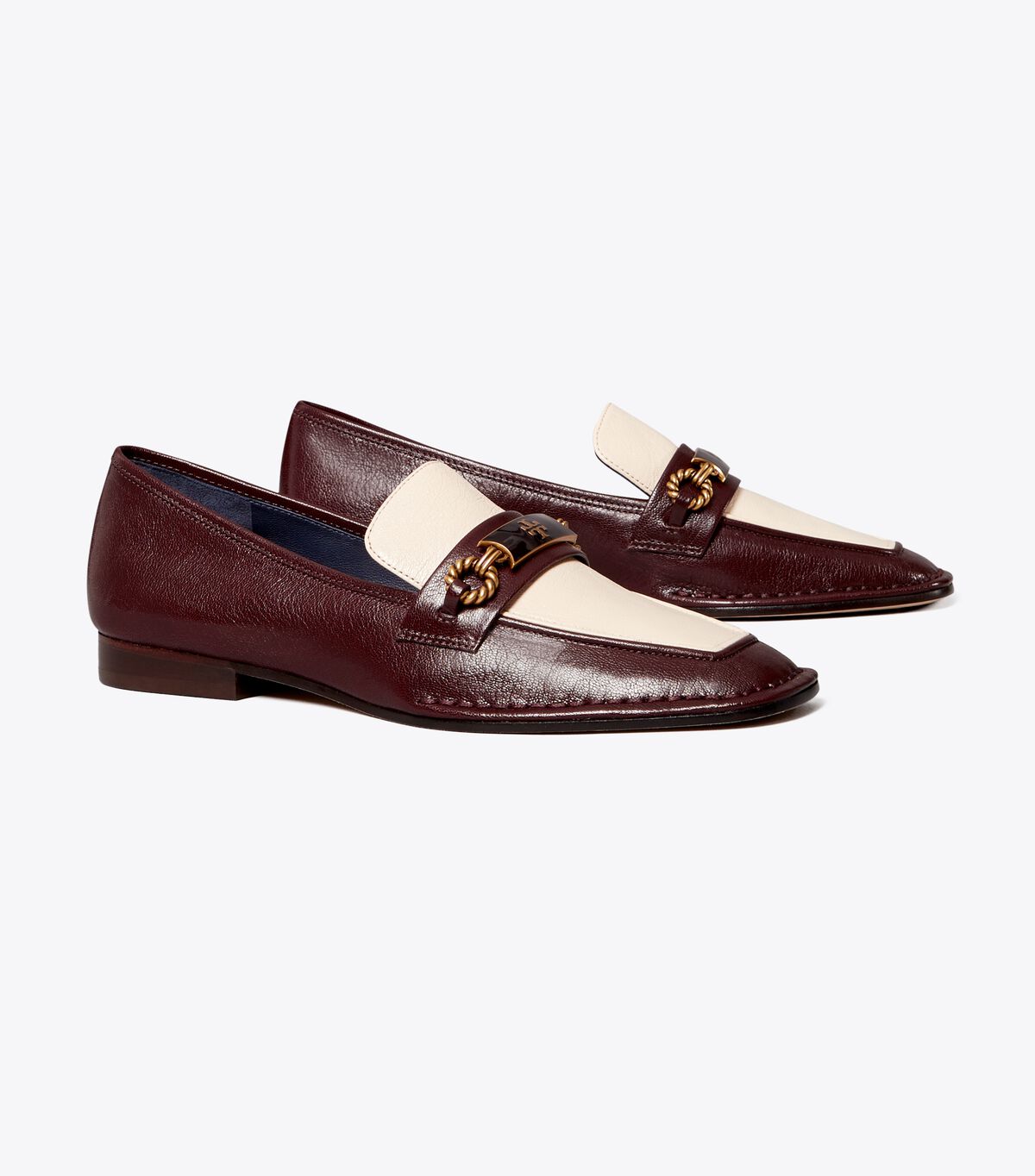 Loafers Tory Burch Perrine Mujer Morados Creme | OUTLETS-92703589