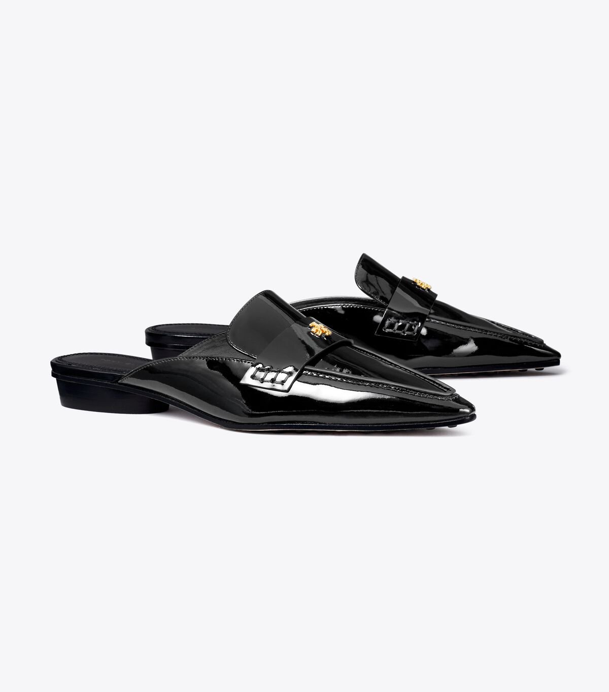 Loafers Tory Burch Pointed Backless Mujer Negros | OUTLETS-30248659