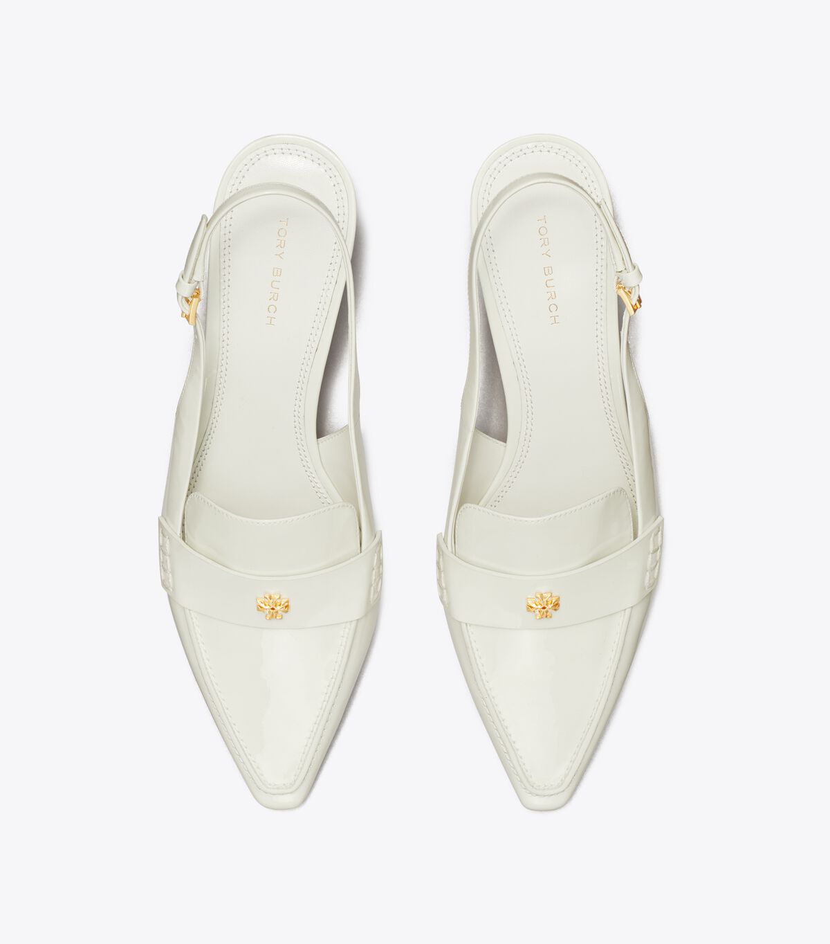 Mulas Tory Burch Pointed Mujer Blancos | OUTLETS-26791549