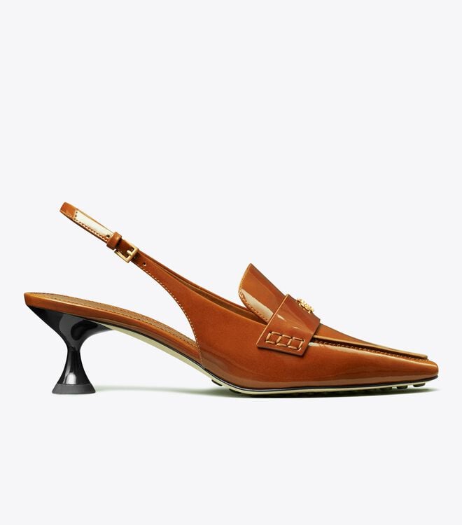 Mulas Tory Burch Pointed Mujer Marrom | OUTLETS-97602839