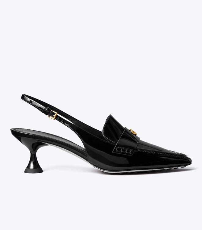 Mulas Tory Burch Pointed Mujer Negros | OUTLETS-40813599