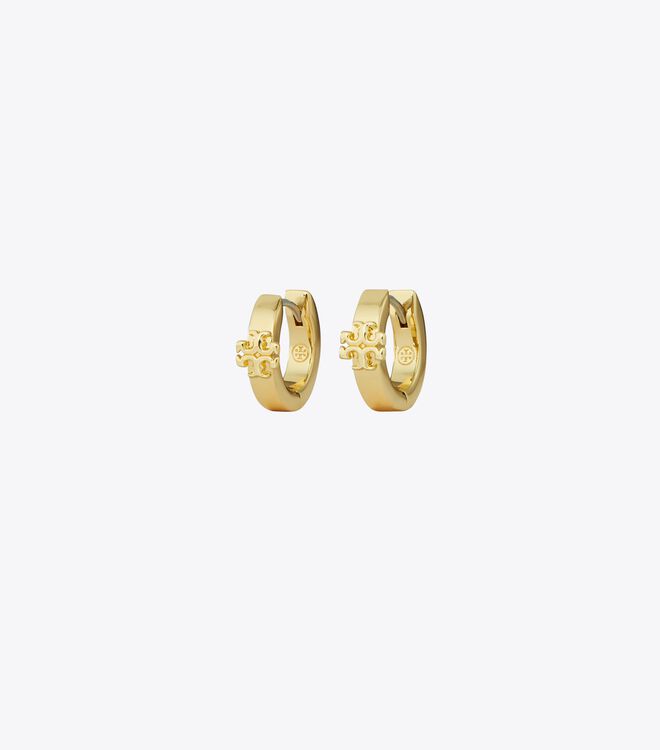 Pendientes Tory Burch Kira Huggie Mujer Dorados | OUTLETS-96051489