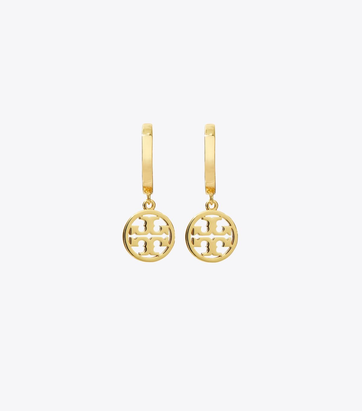 Pendientes Tory Burch Miller Huggie Hoop Mujer Dorados | OUTLETS-93750619