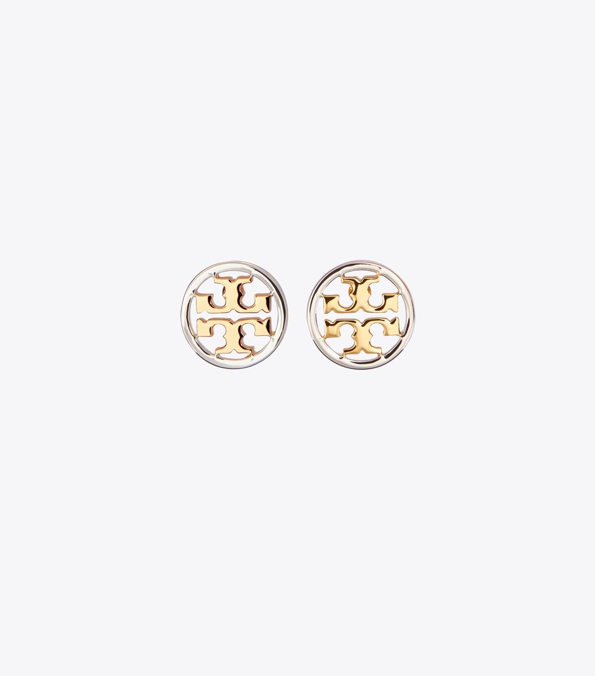 Pendientes Tory Burch Miller Stud Mujer Dorados Plateados | OUTLETS-90872169