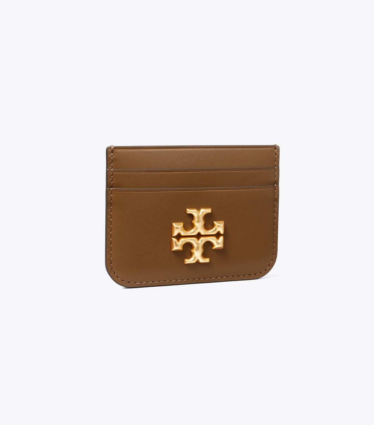 Porta Tarjetas Tory Burch Eleanor Mujer Marrom | OUTLETS-26087459