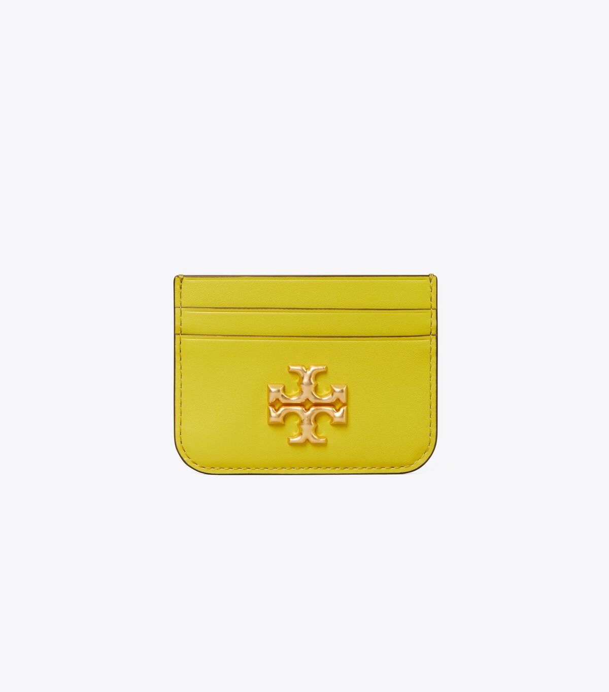 Porta Tarjetas Tory Burch Eleanor Mujer Amarillos Verdes | OUTLETS-75298309