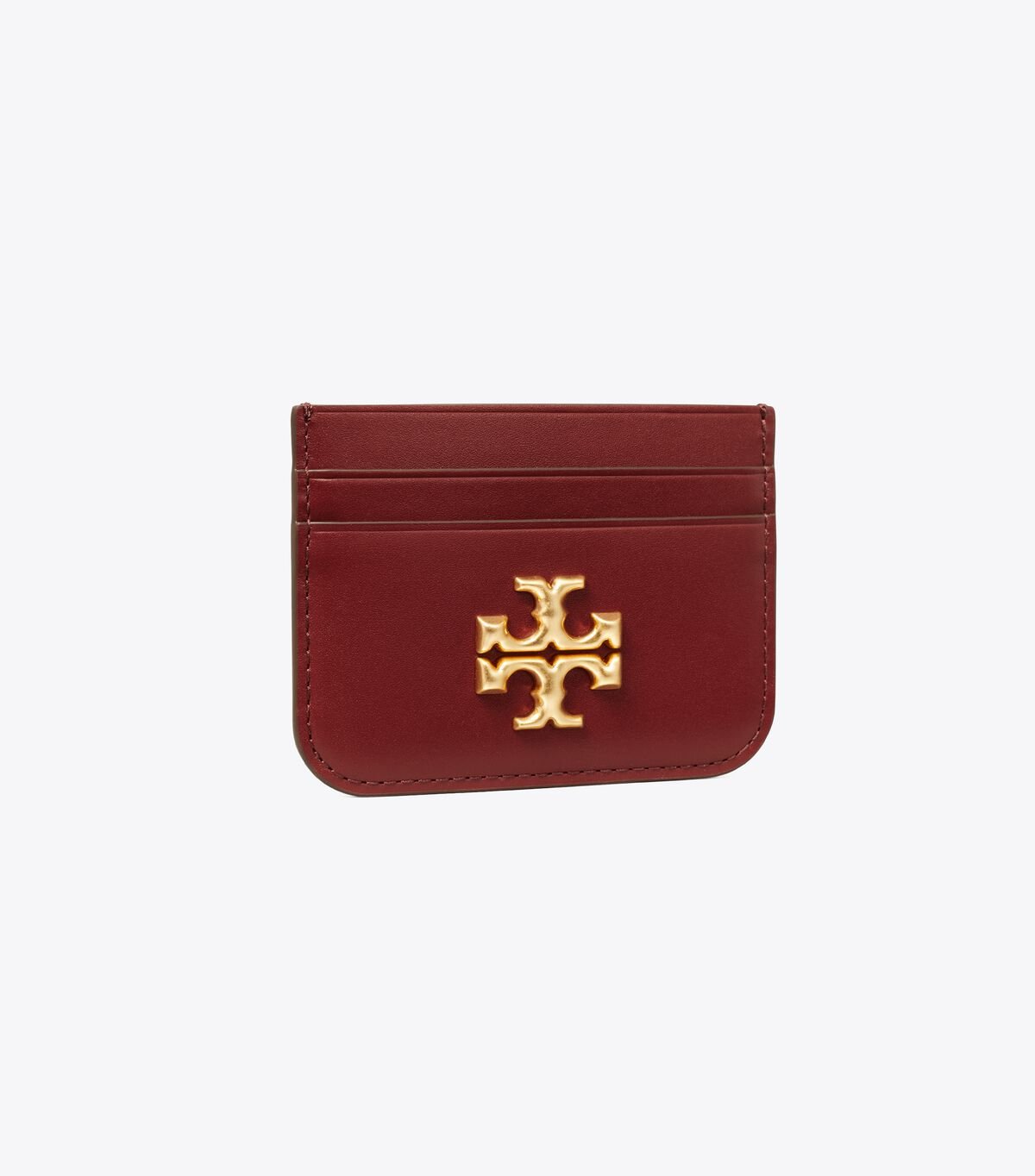 Porta Tarjetas Tory Burch Eleanor Mujer Vino | OUTLETS-92167349