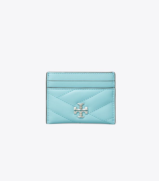 Porta Tarjetas Tory Burch Kira Chevron Mujer Azur | OUTLETS-35624899